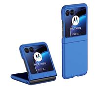 Topme Hard Skin Phone Case for Motorola Moto Razr 40 Ultra 6.9, Polycarbonate Shockproof Protect Cover Holster Sleeve - Klein Blue