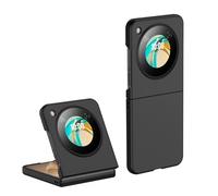 Topme Hard Skin Phone Case for Nubia Flip 5G 6.9, Polycarbonate Shockproof Protect Cover Holster Sleeve - Black