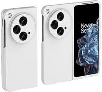 Topme Hard Skin Phone Case for OnePlus Open/OPPO Find N3 7.82, Polycarbonate Shockproof Protect Cover Holster Sleeve - White