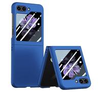Topme Hard Skin Phone Case for Samsung Galaxy Z Flip5 / Samsung Galaxy Flip 5 2023 6.7, Polycarbonate Shockproof Protect Cover Holster Sleeve - Klein Blue