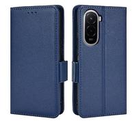 Topme Leather Case for Smartphone, Compatible with POCO M7 (4G)(Phone Dimension Size 171.08x82.05x8.55mm) Please measure the size of your phone. Dark Blue