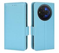 Topme Leather Case for TCL 60 Ultra NXTPAPER 5G (7.2" Inches), [simple Lychee Pattern Series Phone Case] - Light Blue