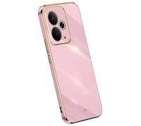 Topme Silicone Case for Realme 14 5G / Realme 14T 5G (6.67" Inches), [gold Edge Style Phone Case] - Purple