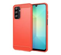 Topme Silicone Case for Samsung Galaxy A26 5G / Samsung Galaxy A26 (4G) (6.7" Inches), [brushed Texture Style Phone Case] - Red