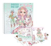 Depesche 13805 TOPModel Dress Me Up Sticker Book Fantasy with 24 Pages Fantastic Model Motifs to Design Yourself Includes 11 Sticker Sheets
