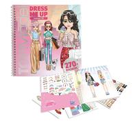 Depesche 13832 TOPModel Dress Me Up Sticker Book Shopping Tour with 24 Pages Model Motifs to Design Yourself Includes 11 Sticker Sheets