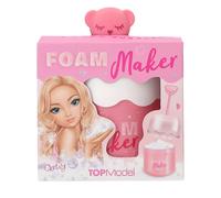Depesche 13505 TOPModel Beauty and Me Frother in Pink and White with Teddy Motif for Foaming Soap and Wash Gel