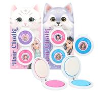 TOPModel Beauty and Me Hair Chalk Set, 2 Colours per Set, 2.1 g per Colour, Easy to Wash Out