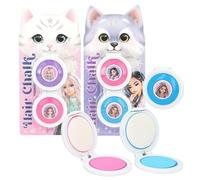 TOPModel Beauty and Me Hair Chalk Set, 2 Colours per Set, 2.1 g per Colour, Easy to Wash Out