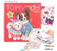 TOPMODEL Create Your Doggy Colouring Book