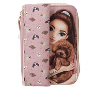 Topmodel Basic Duo Kitty And Doggy Pencil Case Pink Men
