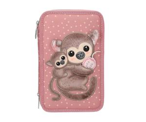 Topmodel - Topmodel Triple Pencil Case Juicy - Dusky Pink With Oran... Toy NEW