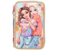 Topmodel - Triple Pencil Case Girl Power - Beige (413282) NEW