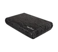 TopMost RFID-Blocking Aluminum Wallet for Men & Women - Holds 12 Cards & Bills, Black Flowers, 11 * 7.5 * 2cm, Card & Bills Holder