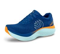 Topo Athletic Men's Lightweight Comfortable 5MM Drop Atmos Road Running Shoes, Athletic Shoes for Road Running, Blue/Orange, 7 UK