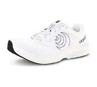 Topo Athletic Men's Magnifly 6 Road Running Shoes - Comfortable Lightweight Cushioned Durable 0MM Drop Laced Athletic Shoes, White/Black, 8.5