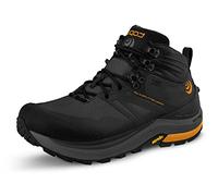 Topo Athletic Men's Trailventure 2 WP Comfortable Waterproof 5MM Drop Trail Running Boots, Athletic Shoes for Trail Running, Charcoal/Orange, 10.5