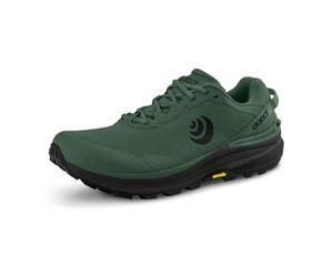 Topo Athletic Men's Traverse Comfortable Padded Durable 5mm Hiking Shoes, Dark Green Anthracite, 12 UK