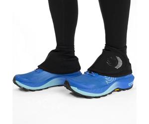 Topo Athletic Switchback Gaiters M - Black, perfect for trail running and dirt protection.