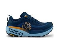 TOPO ATHLETIC Vista Trail Running Shoe Men - Dark Blue, Orange, Size 8.5