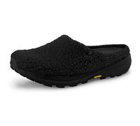 Topo Athletic Women's Revive Lightweight Comfortable 3MM Drop Recycled Fleece Natural Recovery Shoes, Everyday Wear Slippers, Black/Black, 8.5 UK