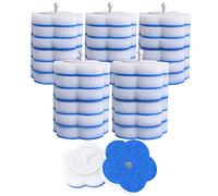 Topo Bear Toilet Bowl Wand Refills 32 Pcs Disposable Toilet Brush Cleaning Sponges Heads Not Compatible with Other Wand