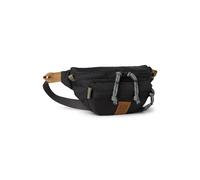 Topo Designs Mountain Waist Pack, Hip Bag, 100% Recycled Nylon Construction, 2L capacity, YKK Zips, Black/Neutral, One Size