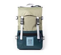 Topo Designs Rover Pack Mini - Small Sized Daypack for EDC, Day Trips, Hikes, Iconic Denver Design, Fair Trade + Bluesign, Oil Green/Dark Pine, One Size, Rover Pack Mini