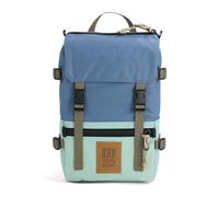 Topo Designs Rover Pack Mini - Small Daypack for EDC, Day Trips, Hikes, Iconic Denver Design, Fair Trade + Bluesign, Stone Blue/Ash Green, One Size, Rover Pack Mini