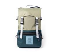 Topo Designs Rover Pack Mini - Small Sized Daypack for EDC, Day Trips, Hikes, Iconic Denver Design, Fair Trade + Bluesign, Oil Green/Dark Pine, One Size, Rover Pack Mini