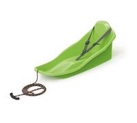 TOPO Sledge with Safety Belt for Toddlers up to 3 Years, Sledge with Rope (Green)