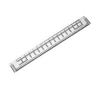 Topographical Cartography Gauge 1:50000 Map Geographical Coordinate Ruler Measuring Tool for Accuracy Geography Ruler