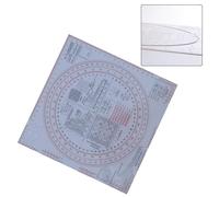 Topographical Plotting Ruler and Grid Calculator, Coordinate Measuring Tool for Map Reading Equipment, Survey Navigation Instrument and Terrain Analysi