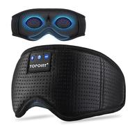TOPOINT Sleep Mask with Headphones Bluetooth,3D Eye Mask for Sleeping Headphones Women Men