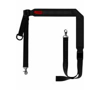 Topologie - Flat strap for briefcase - Utility Sling Wide Black Black one size