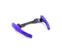 TOPOLVLCKC CNC Aluminum Universal Motorcycle Rear Passenger Seat Handle Grab Bar Hand Rail motorcycle rear luggage rack(Blue)