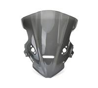 TOPOLVLCKC For 675SR For 675SR-R Motorcycle Rise Windscreen Windshield Wind Deflectors Shield Protector motorcycle windshield spoiler(Grey)