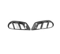 TOPOLVLCKC For B&enz For M&ercedes C Class W205 C180 2015-2019 Carbon Fiber Front Bumper Fog Lamp Frame Grille Front Fog Lamp Housing Frame(Carbon Fiber)