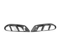 TOPOLVLCKC For B&enz For M&ercedes W205 C180 C200 C260 2015-2019 Carbon Fiber Front Bumper Fog Lamp Frame Front Fog Lamp Housing Frame(Carbon Fiber)