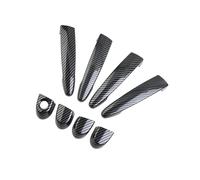 TOPOLVLCKC for B&MW for E90 Car Door Handle Cover Carbon Fiber Style Trim Exterior Access Car Exterior Door Handles