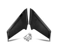 TOPOLVLCKC For D&UCATI For 899 959 1199 1299 848 1098 Panigale V2V4 Winglet Aerodynamic Side Wind Fin Spoiler Front Fairing Motorcycle spoiler(Black)