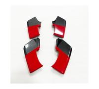 TOPOLVLCKC For D&UCATI For Streetfighter V4 V4S V4SP 2020-2023 V2 2022-2023 Motorcycle Winglet Wing Kit Winglets Motorcycle spoiler(Red and carbon fiber)