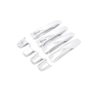 TOPOLVLCKC for Explorer 2011 2012 2013 2014 2015 2016 2017 2018 2019 Car Door Handle Cover Sticker Moulding Trim Protective Accessorie Car Exterior Door Handles(Chrome with Hole)