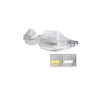 TOPOLVLCKC For N&inja 400 For Z400 For Z250 Motorcycle Handguard Shield Protector Hand Guard Windshield With Turn Signal Motorcycle Clutch Guard(White with Light)