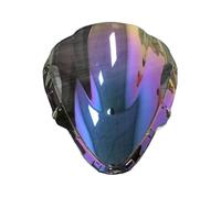 TOPOLVLCKC For N&inja 636 For ZX-6R 2024 2025 Motorcycle Windshield Double Bubble Windscreen Screen Front Wind Deflectors motorcycle windshield spoiler(Clear Iruidium)