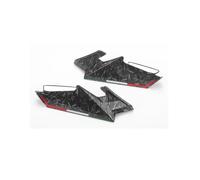 TOPOLVLCKC For N&inja For 400 650 1000 250 ZX10R ZX-6R 6R 2021-2023 Aerodynamic Wing Winglets Front Fairing Racing Spoiler Motorcycle spoiler(ABS Forged)