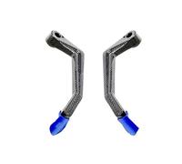 TOPOLVLCKC for N&inja H2 H2R for SE H2 SX Motorcycle Carbon Fiber Brake Clutch Lever Protector Handguard Hand Guard Protection Motorcycle Clutch Guard(Blue B)