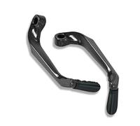 TOPOLVLCKC for N&inja H2 H2R for SE H2 SX Motorcycle Carbon Fiber Brake Clutch Lever Protector Handguard Hand Guard Protection Motorcycle Clutch Guard(Black A)