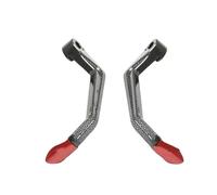 TOPOLVLCKC for N&inja H2 H2R for SE H2 SX Motorcycle Carbon Fiber Brake Clutch Lever Protector Handguard Hand Guard Protection Motorcycle Clutch Guard(Red B)