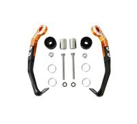 TOPOLVLCKC for N&inja Z125 for 125 for ZX-25R for ZX-6R for ZX-10R for Z900RS ER-6F Motorcycle Brake Handle Protects CNC Adjustable Pro Hand Guard Motorcycle Clutch Guard(B-Orange)